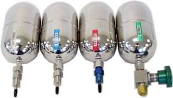 Figure 2.1.1 Four 400 mL Minicans. Figure 2.1.1 Four 400 mL Minicans.