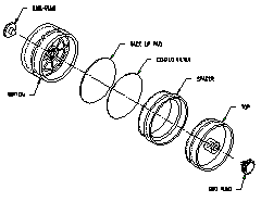 Figure 2.1.2 An illustration of the assembly of the filters in the cassette. Figure 2.1.2 An illustration of the assembly of the filters in the cassette.