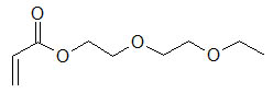 structural formula Di(ethyleneglycol) ethyl ether acrylate structural formula for Di(ethyleneglycol) ethyl ether acrylate