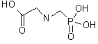 Chemical structure of GLYPHOSATE Chemical structure of GLYPHOSATE