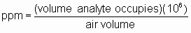 initial equation for ppm initial
equation for ppm